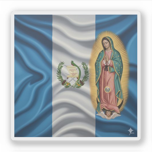 Sticker Vierge de Guadalupe - Guatemala (Devant)