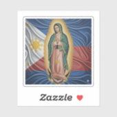 Sticker Vierge de Guadalupe - Philippines (Feuille)
