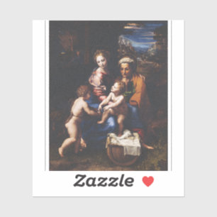 Sticker Vierge Marie et Enfant avec Jean-Baptiste