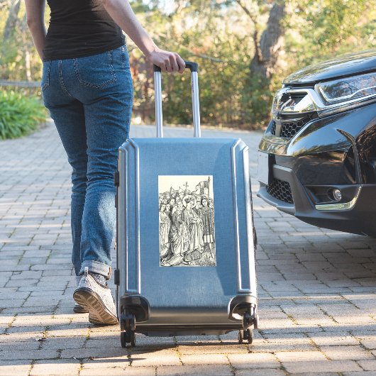 Sticker Vierge Saint Ursula et martyr (Valise Insitu)