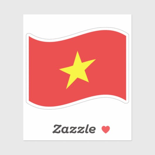 Sticker Viêt Nam (Feuille)