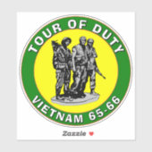 STICKER VIETNAM 65-66 (Feuille)