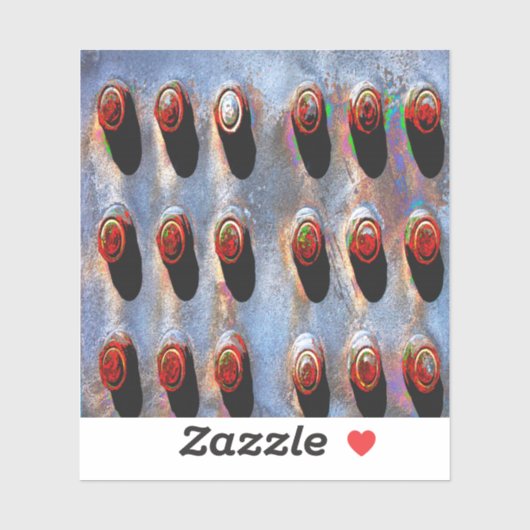 Sticker Vieux boulons (Feuille)