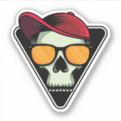 Sticker vieux punks ne meurent jamais (Devant)