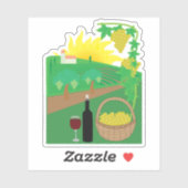 Sticker Vignoble (Feuille)