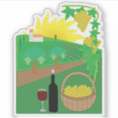 Sticker Vignoble (Devant)