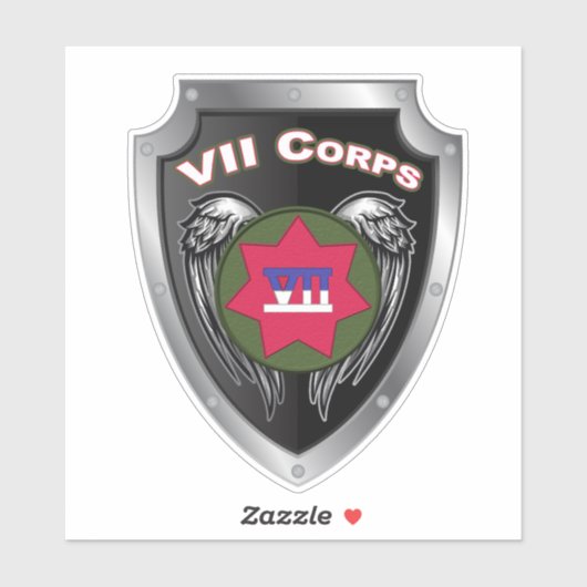 Sticker VII Ancien combattant du CORPS (Feuille)