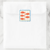 Sticker Vijf Vissen (Tas)