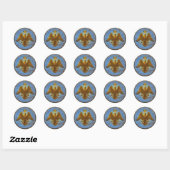 Sticker Viking Shield - Aigle (Feuille)