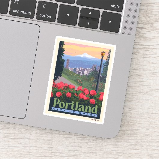 Sticker Ville de Rose | Portland, Oregon (Détail)