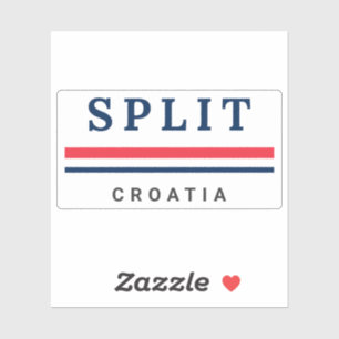 Sticker Ville de Split Croatie