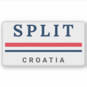 Sticker Ville de Split Croatie (Devant)