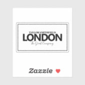 Sticker Ville moderne (Feuille)