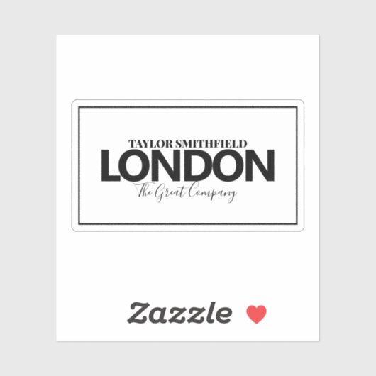 Sticker Ville moderne (Feuille)