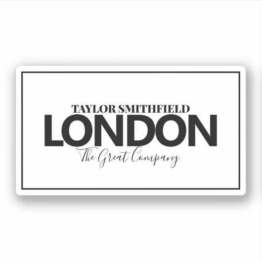 Sticker Ville moderne (Devant)