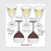 Sticker Vin est la feuille de vie de 10 décalcomans (Feuille)