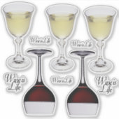 Sticker Vin est la feuille de vie de 10 décalcomans (Devant)