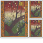 Sticker Vincent Van Gogh - Arbre à prune floraison (Devant)