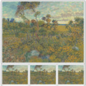 Sticker Vincent Van Gogh, Coucher De Soleil À Montmajour (Devant)