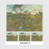 Sticker Vincent Van Gogh, Coucher De Soleil À Montmajour (Feuille)