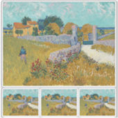 Sticker Vincent Van Gogh, Ferme en Provence (Devant)