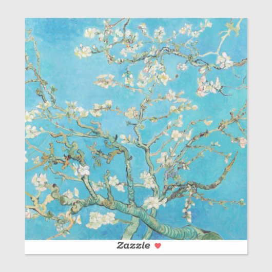 Sticker Vincent van Gogh - Fleur d'amandes (Feuille)