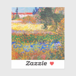 Sticker Vincent Van Gogh Flower Garden
