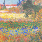 Sticker Vincent Van Gogh Flower Garden (Devant)