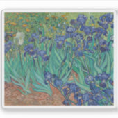 Sticker Vincent van Gogh - Irises (Devant)