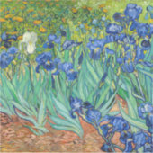 Sticker Vincent Van Gogh - Irises (Devant)
