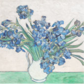 Sticker Vincent Van Gogh. Irises. Impressionnisme floral (Devant)