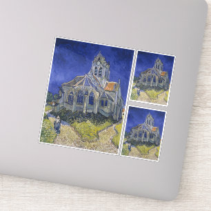 Sticker Vincent Van Gogh, L'église d'Auvers