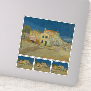 Sticker Vincent Van Gogh, Maison Jaune, Rue