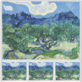 Sticker Vincent Van Gogh, Oliviers aux Alpilles (Devant)