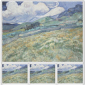 Sticker Vincent Van Gogh, Paysage de Saint-Rémy (Devant)