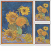 Sticker Vincent Van Gogh - Sunflowers, 2e version (Devant)