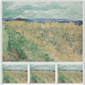 Sticker Vincent Van Gogh, Wheatfield Avec Cornflowers (Devant)