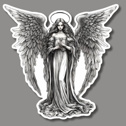 Sticker Vintage Angel imperméable