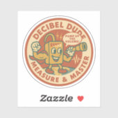 Sticker Vintage Augmenter Le Son Du Volume (Feuille)