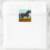 Sticker Vintage Black Beauty Horse Fancy Canter (Sac)