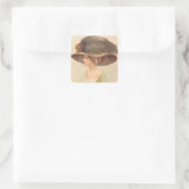 Sticker vintage Dame victorienne en Casquette (Sac)