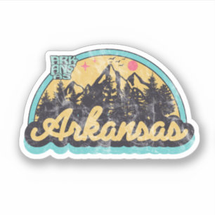 Sticker Vintage de l'Arkansas