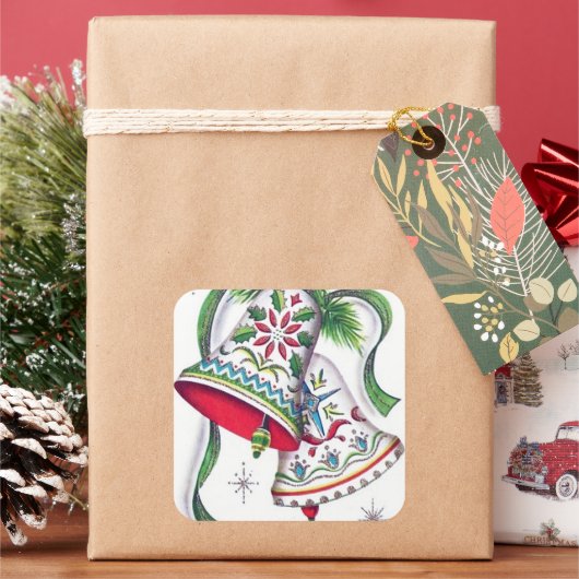 sticker vintage de Noël vintage de Noël (vacances)