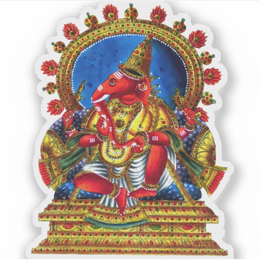 Sticker Vintage Ganesh (Devant)