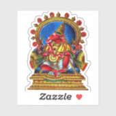 Sticker Vintage Ganesh (Feuille)