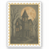 Sticker Vintage Haunted House (Recto)
