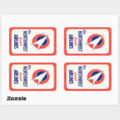 Sticker vintage Hotel & Travel (Feuille)