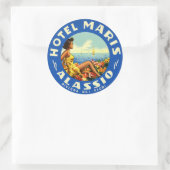 Sticker vintage Hotel & Travel (Sac)