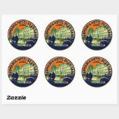 Sticker vintage Hotel & Travel (Feuille)