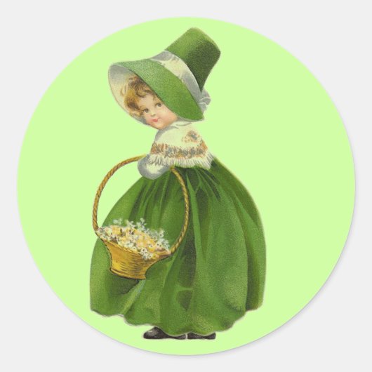 Sticker vintage Irish Miss (Devant)